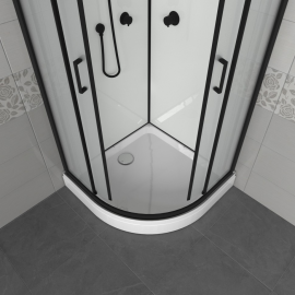 Душевая кабина Triton Прайм-Блэк-Вельвет А 90х90 низкий поддон